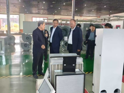 龍口市盧市長一行蒞臨我縣考察調(diào)研 科瑞特集團展現(xiàn)本地暖通空調(diào)企業(yè)風(fēng)采